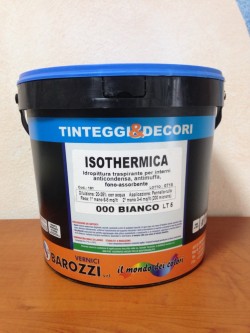 ISOTHERMICA idro pittura antimuffa traspirante 4 litri Barozzi