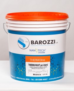 THERMO-PAINT idro pittura antimuffa termica isolante nanotecnologica traspirante bianco 15 l Barozzi