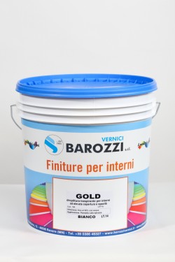GOLD idropittura traspirante per interni ad elevata copertura 14 l Barozzi